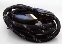 S-LINK SLX-937 SCART KABLO SCART 5M GOLD+KILIFLI KABLO