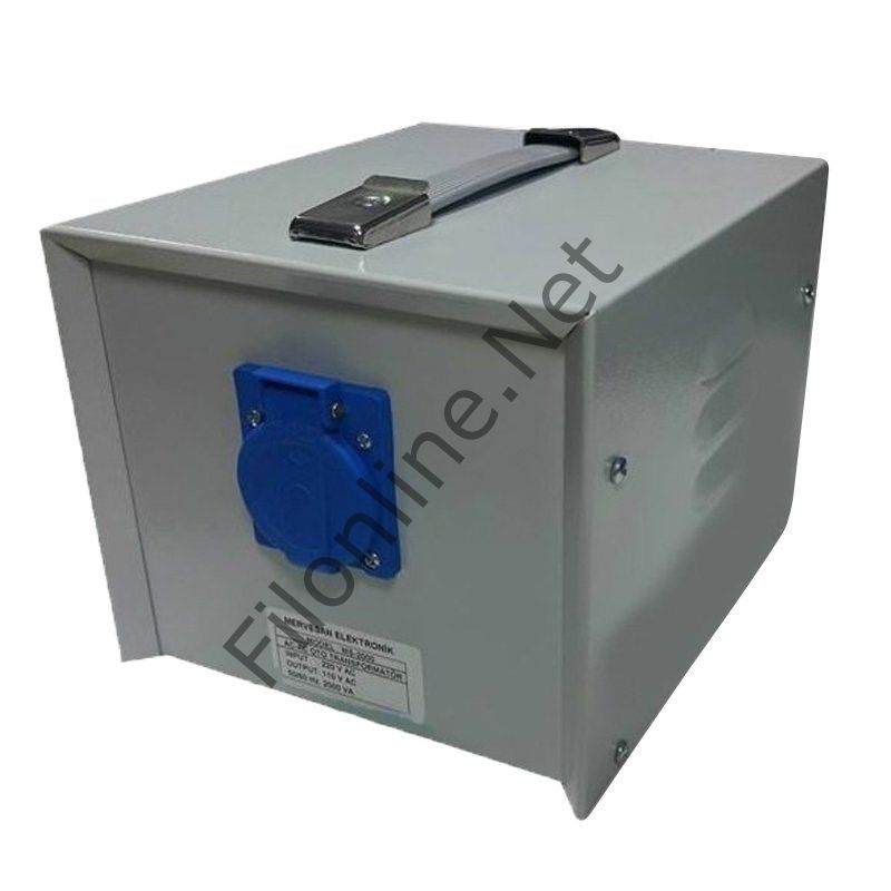 MERVESAN MS-3000 ADAPTÖR 3000 VA AC-AC 220V / 110V DÖNÜŞTÜRÜCÜ OTO TRANSFORMATÖR