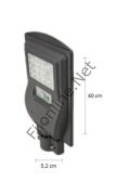 CATA CT-4690 SOLAR SOKAK ARMATÜRÜ 30W 500 LÜMEN 6400 KELVİN BEYAZ IŞIK 