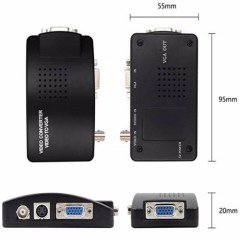 FİLONLİNE  AV215  ÇEVİRİCİ ADAPTÖR 200MHZ 3D 5V 1A BNC/ VİDEO-VGA ÇEVİRİCİ ADAPTÖR