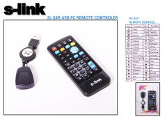 S-LINK SL-54R SUNUM KUMANDASI USB 80CM KABLO UZUNLUĞU 18 METRE KULLANIM ALANI SUNUM KUMANDASI