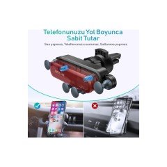 ARAÇ İÇİ TELEFON TUTUCU KIRMIZI AHTAPOT CAR HOLDER THIS IS ONE FİLONLİNE