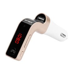 HYTECH HY-XCB70 ŞARJ CİHAZI 5V 2A LED EKRANLI BLUETOOTH/USB/TF/FM/AUX DESTEKLİ OTO ÇAKMAKLIK CAR KİT