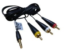 S-LINK SMG-430 AV KABLOSU 3.5MM JAK 1 RCA GİRİŞ 2RCA AUDIO ÇIKIŞLI SAMSUNG AV KABLOSU