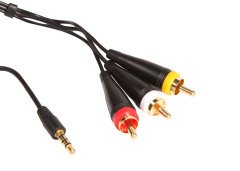S-LINK SMG-430 AV KABLOSU 3.5MM JAK 1 RCA GİRİŞ 2RCA AUDIO ÇIKIŞLI SAMSUNG AV KABLOSU
