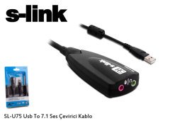S-link SL-U75 Ses Çevirici Kablo Usb to 7.1