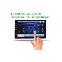 KINGWIN 4000 OTO TEYP 7'' HD 1080P 12V 45x4W USB/TF/AUX 2 DİN RADYO ÇALAR BAS/TİZ AYARLI DOUBLE TEYP