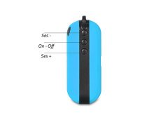 MİKADO MD-22BT MAVİ MULTİMEDYA SPEAKER TF/FM/SD/BT DESTEKLİ 3D STEREO HOPARLÖR ŞARJLI SPEAKER