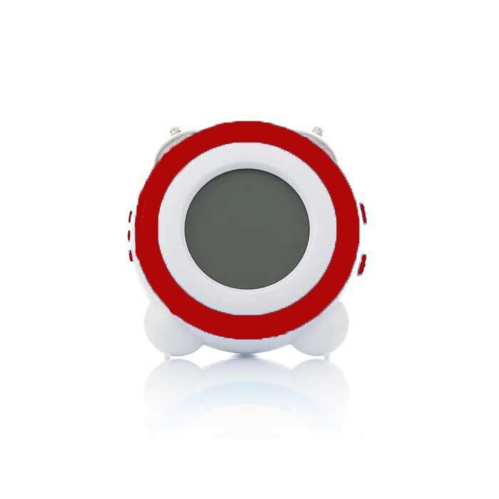 MASA SAATİ GÜNCEL TAKVİM+ ÇİFT ALARM SİSTEMİ  LED IŞIKLI LCD EKRAN KIRMIZI MASA SAATİ AVEC AV-708