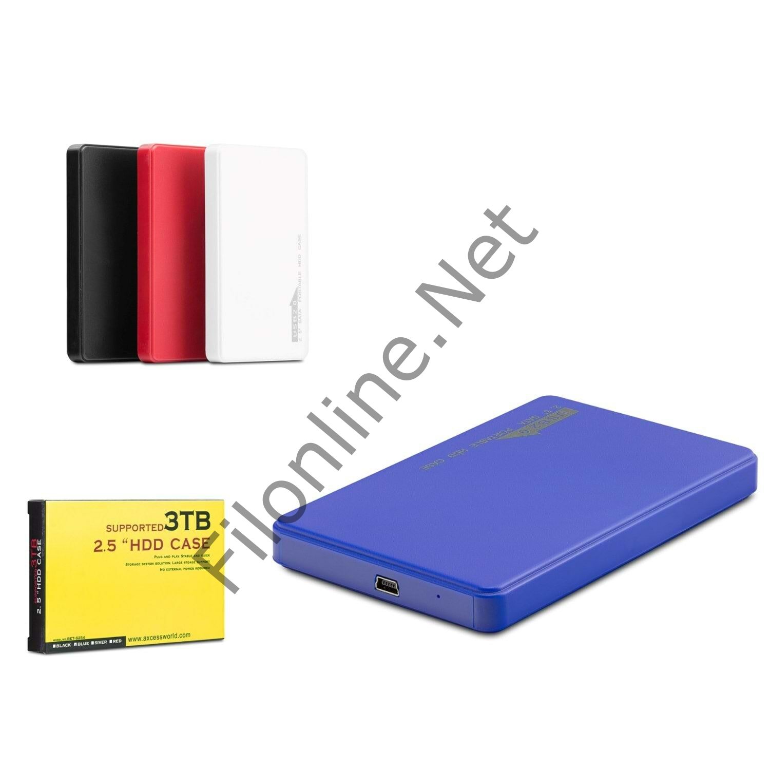 HADRON HDX1757 HARDDİSK KUTUSU PLASTİK USB 2.0 SATA 2.05 HARDDİSK KUTUSU