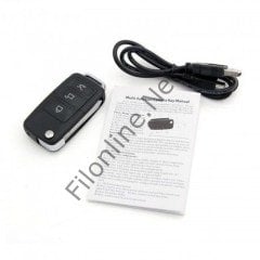 VOLKSWAGEN ANAHTARLIK GİZLİ KAMERA FULL HD 1080P GECE GÖRÜŞLÜ HAREKET SENSÖRLÜ SES VE VİDEO KAMERA