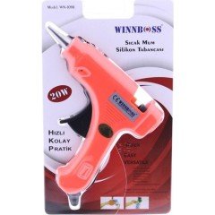 WINNBOSS WN-1098T SİLİKON TABANCASI 20W 240V BAKIR UÇLU HIZLI/KOLAY/PRATİK SICAK SİLİKON TABANCASI