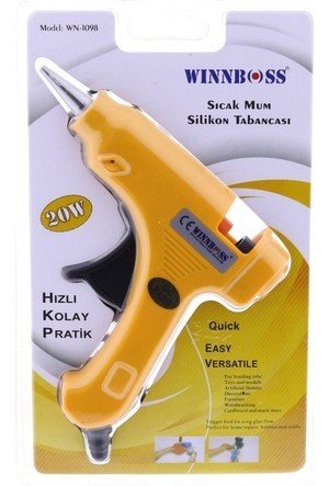 WINNBOSS WN-1163S SİLİKON TABANCASI 60W 240V  BAKIR UÇLU HIZLI/KOLAY/PRATİK SICAK SİLİKON TABANCASI
