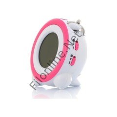 MASA SAATİ GÜNCEL TAKVİM+ ÇİFT ALARM SİSTEMİ  LED IŞIKLI LCD EKRAN ALARMLI MASA SAATİ AVEC AV-708