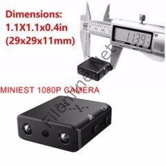 MİNİ GİZLİ KAMERA FULL HD 1080P KAMERA GECE GÖRÜŞ MİKRO KAMERA HAREKET ALGILAMA VİDEO SES KAYDEDİCİ 