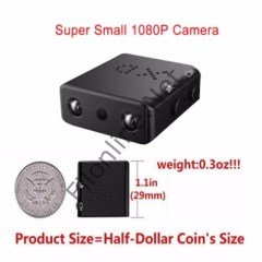 MİNİ GİZLİ KAMERA FULL HD 1080P KAMERA GECE GÖRÜŞ MİKRO KAMERA HAREKET ALGILAMA VİDEO SES KAYDEDİCİ 