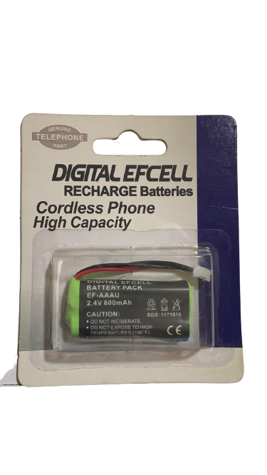 DIGITAL EFCELL EF-AAAU TELEFON PİLİ ŞARJLI 2.4V 600MAH AAA PANASONİC-SIEMENS TELSİZ TELEFON PİLİ