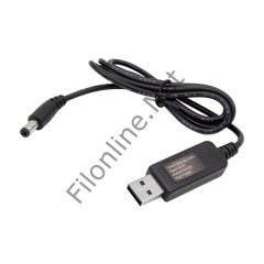 FİLONLİNE 6053 5V-12V USB TO DC 5.5*2.5MM KABLO 12 VOLT 1 AMPER A ÇEVİRİCİ ADAPTÖR