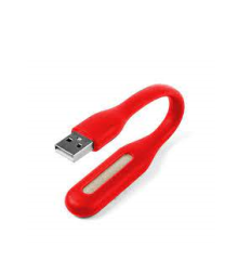 ELBA LXS-001 OKUMA LAMBASI ESNEK USB LED IŞIKLI KIRMIZI