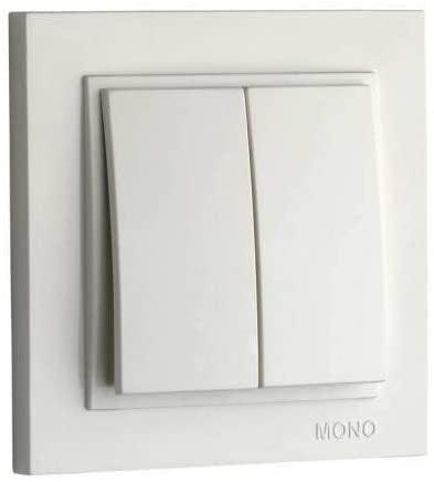MONO ANAHTAR KOMİLATÖR M+K DESPİNA/ LARİSSA SERİSİ BEYAZ