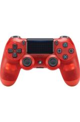 SONY PS4 KABLOSUZ OYUN KOLU PS4 DUALSHOCK JOYSTİCK PS4 ŞEFFAF KIRMIZI OYUN KOLU WIRELESS CONTROLLER