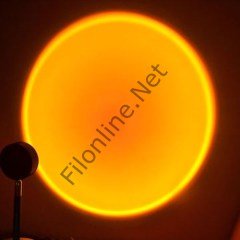 Q08 SUNSET RED LAMBA GÜN BATIMI KIRMIZI PROJEKSİYON ZEMİN LED LAMBASI 