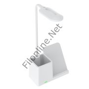 S-LINK SL-M9054 BEYAZ TYPEC 10W KABLOSUZ ŞARJ CİHAZI KALEMLİKLİ MASA LAMABASI