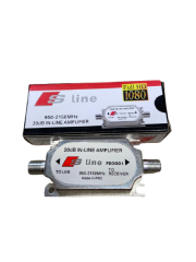 AMPLIFIER FULL HD 1080P 20 DB 950-2150 MHZ IN LINE AMPLIFIER S-LINE FD0001