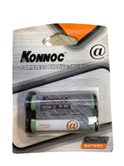 KONNOC KCP-02AA TELSİZ TELEFON ŞARJLI PİL AA 500MAH 2.4V 2'Lİ TELEFON PİLİ
