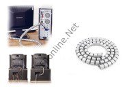 S-LINK SL-195 KABLO DÜZENLEYİCİ 22MM 2 METRE GRİ KABLO DÜZENLEYİCİ VE TOPLAYICI