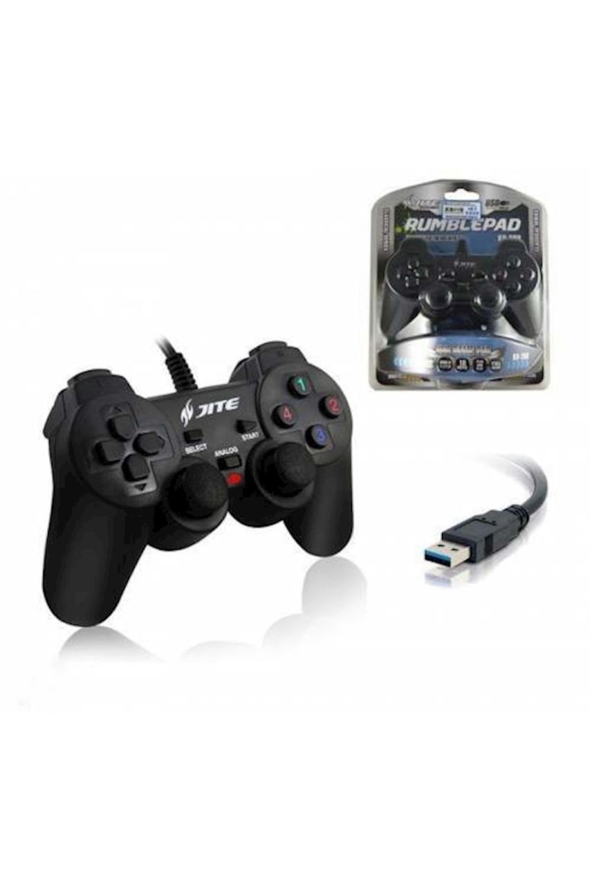 OYUN KOLU USB'Lİ JOYSTİCK PC UYUMLU JOYSTİCK OYUN KOLU RUMBLEPAD JİTE KD-208