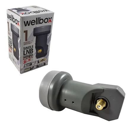 WELLBOX WXL-101 LNB TEKLİ 0.1DB FULL HD 1080P 4K UHD 3D 24K GOLD LNB