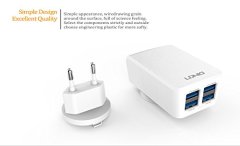 LDNIO DL-AC62 USB 4 Port Akıllı Seyahat Şarj Cihazı 4 Bağlantı Noktası Lightning
