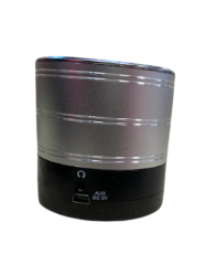 SPEAKER HOPARLÖR BLUETOOTHLU MİNİ SPEAKER   MICRO/ SD KART GİRİŞLİ ŞARJLI HOPARLÖR GRİ BEWELL BS-07