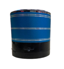 SPEAKER HOPARLÖR BLUETOOTHLU MİNİ SPEAKER MICRO/ SD KART GİRİŞLİ ŞARJLI HOPARLÖR MAVİ  BEWELL BS-07
