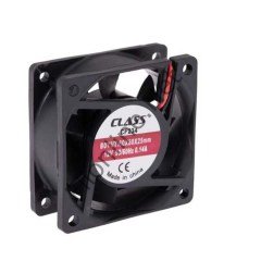 CLASS CF234 AKSİYEL FAN 60x60x25 12 VOLT  50-60HZ  0.14A FAN METAL 