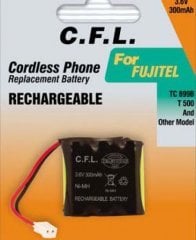 C.F.L TC 899B TELSİZ TELEFON ŞARJLI PİL 3.6V 300 MAH FUJİTEL VE PANASONİC TELSİZ TELEFON PİLİ