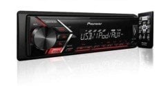 Pioneer MVH-S105UI Pioneer Oto Teyp USB  / RDS /AM/FM/AUX/SW Radyo/MP3/FLAC 50X4 Watt Oto Teyp