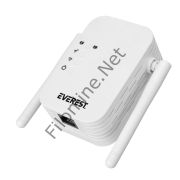 EVEREST EWR-N302 2.4GHZ 300MBPS 1xWAN/LAN PORT 2x2DBI ANTEN REPEATER +AP KABLOSUZ MENZİLGENİŞLETİCİ