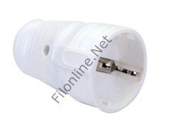 DE-PA 11111  TOPRAKLI DİŞİ FİŞ BAKIR 1.KALİTE FİŞ PRİZ