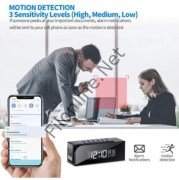 PİANO DİJİTAL WIFI 1080P FULL HD GECE GÖRÜŞLÜ IP UZAKTAN İZLEME GİZLİ KAMERA MASA SAATİ 1902