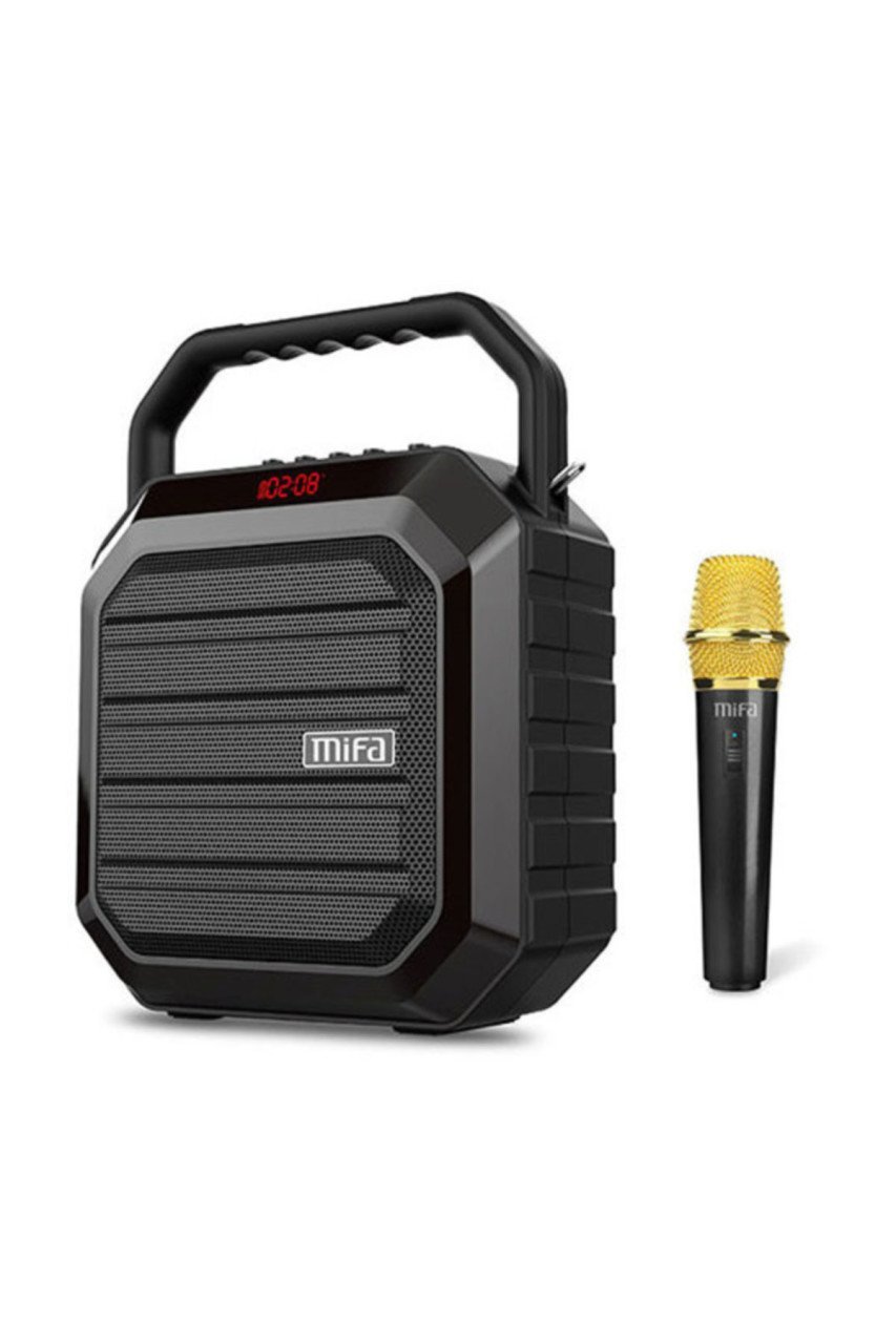 MİFA M100 PLUS TAŞINABİLİR ANFİ 15W MİKROFONLU BT/USB/SD LED EKRANLI KABLOSUZ  TOPLANTI ANFİSİ