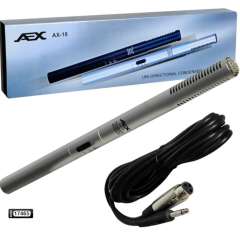 AEX AX-18 MİKROFON KONDANSER DC 1.5V UZAK MESAFE MİKROFONU