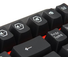 Zalman ZM-K500 Klavye USB Mekanik Türkçe Q Multimedia Klavye Siyah