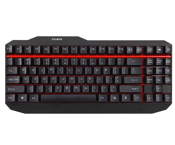 Zalman ZM-K500 Klavye USB Mekanik Türkçe Q Multimedia Klavye Siyah