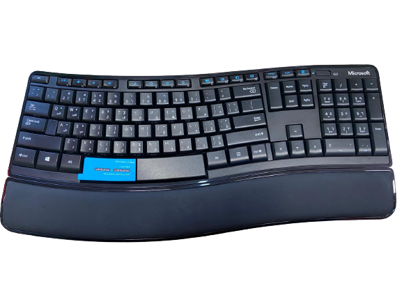 Microsoft Sculpt Comfort V4S-00018 Klavye İngilizce/Arapça/Türkçe Ergonomik Kablosuz Wireless Klavye