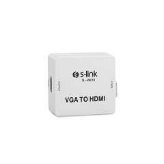 S-LINK SL-VHC10 DÖNÜŞTÜRÜCÜ VGA TO HDMI MİNİ MODEL DÖNÜŞTÜRÜCÜ