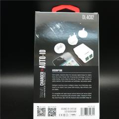 LDNIO DL-AC62 ŞARJ ADAPTÖRÜ + USB KABLO 4.2A 5V 4 USB BAĞLANTI NOKTASI SEYAHAT ŞARJ