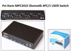 FİLONLİNE MPC341E SWITCH 4 PORT VGA+PS2 1.8 M/F KABLOLU MANUEL KWM SWITCH OEM