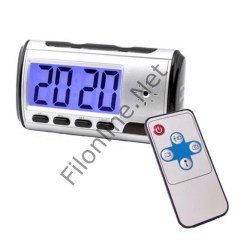 ÇOK FONKSİYONLU KUMANDALI MASA SAATİ SES KAYIT+FOTOĞRAF+ VİDEO ALARMLI GÜVENLİK KAMERASI 